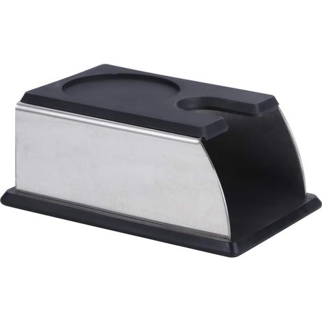 Tapete antideslizante de acero inoxidable para ahumar café, tapete para prensar, accesorio para cafetera