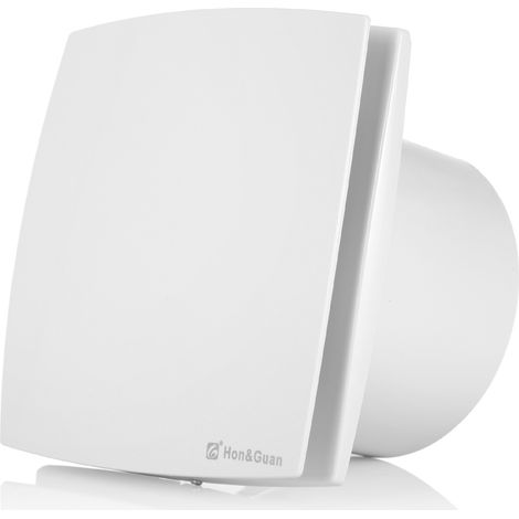 Extracteur D'air - 150 mm - Pour Salle De Bain Bureau Chambre - Sans Prise - Avec Obturateur Anti-Insectes