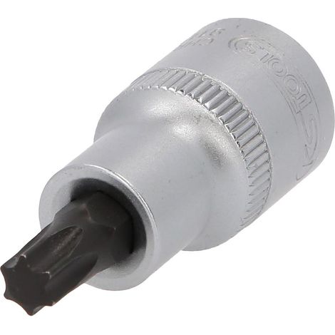 1/2" Bit-Stecknuss Torx, kurz, T45 (1/4)