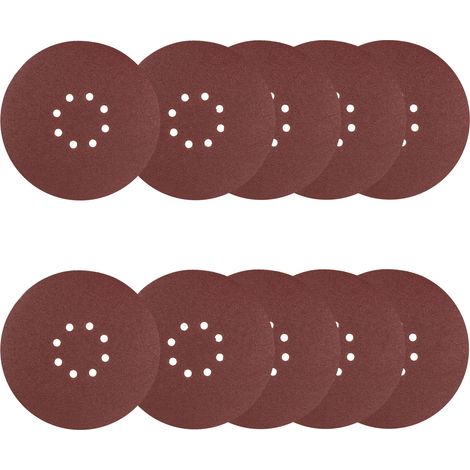 Schleifscheibe 225mm P60 10x Klett Schleifscheiben Stahl Metall Kunststoff Holz (1/2)