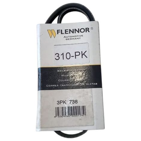 3pk738 cinghia poly-v alternatore servizi marca flennor (1/5)