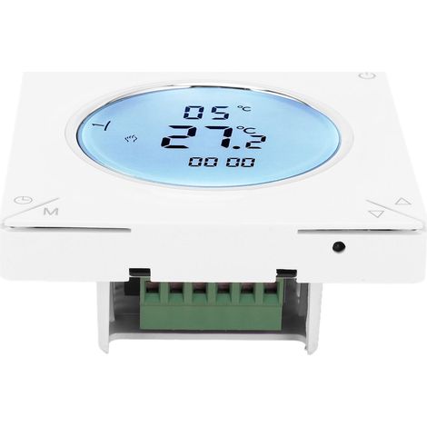 AC220V Fußbodenheizungs-Anschluss-Temperaturregler, programmierbarer Heizungs- und Lüftungsthermostat (1/5)