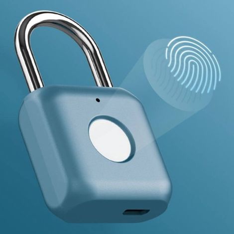 Smart Fingerprint cadenas Kitty USB rechargeable Keyless Lock pour xiaomi youpin porte de gymnase vélo valise - (1/4)