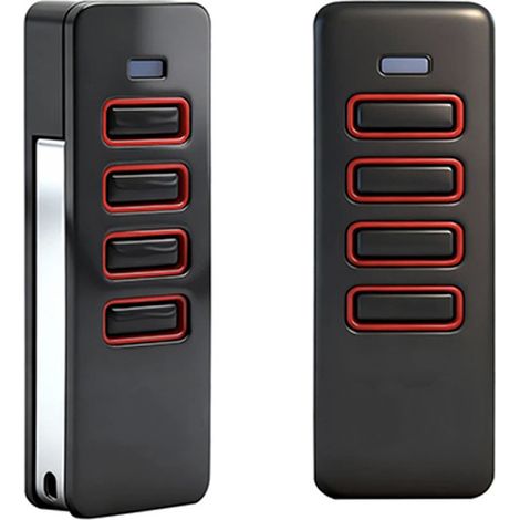 Control remoto de 868 MHz, compatible con el abrepuertas de garaje remoto SOMMER 4018 de 4 canales (paquete de 2). (1/4)
