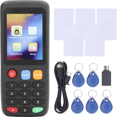 1ur Carte NFC, Lecteur Fréquence Complète, Duplicateur Carte Accès, Programmeur IC ID, Pour Ascenseur Portail