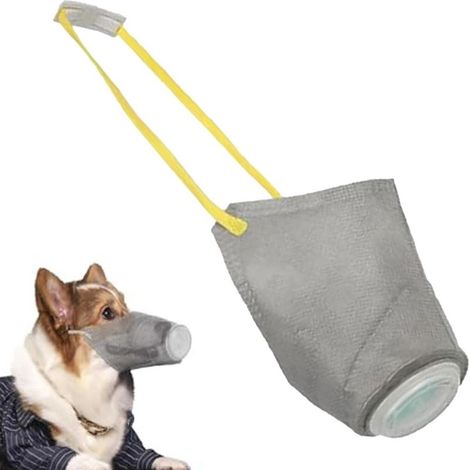 Muselière pour chien, muselière pour chien, muselière avec filtre à air réglable pour chiots