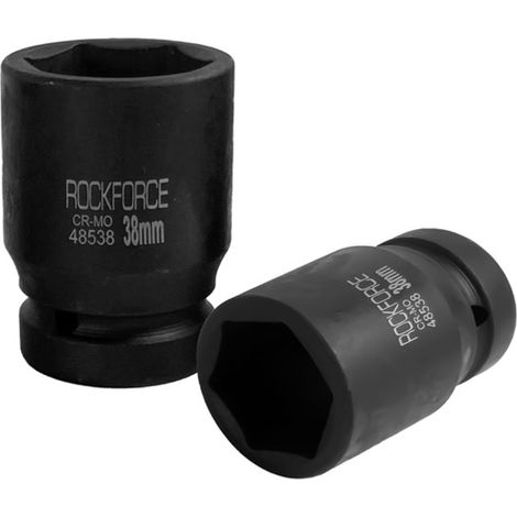 VASO DE IMPACTO 1'' 38mm Cr-Mo 6 puntas