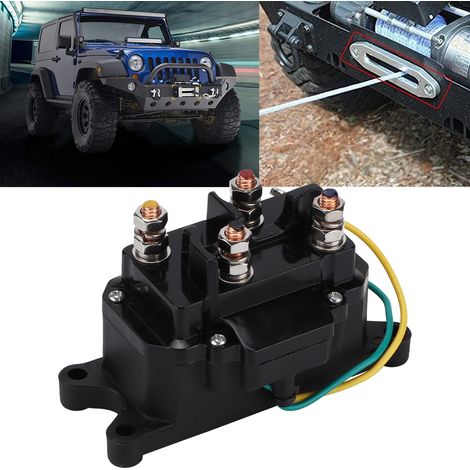 Relais Solénoïde Étanche 12V 250A pour Treuil, Véhicules ATV UTV 4x4 et Remorques (1/5)