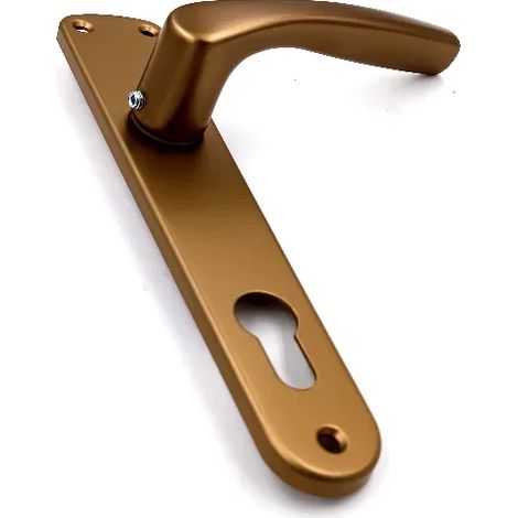 MANIGLIA GPB GABRY PLACCA YALE ALLUMINIO BRONZO