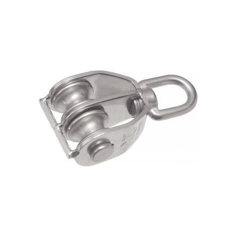 POULIE Double De 25 Inox A2 Pour Câble De 6-1 pièce (1/2)