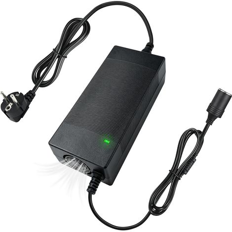 AC à DC Adaptateur 220V à 24V Transformateur 10A 240W avec Ventilateur de Refroidissement, Adaptateur Prise Allume-Cigare Voiture pour Voiture Réfrigérateur, Gonfleur Pneu, Aspirateur et Glacière (1/5)