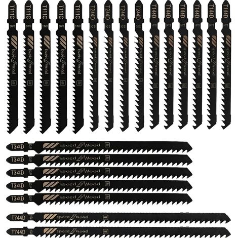 22 Pièces Lames Scie Sabre Carbure pour Brique T Lames Scie Sauteuse Bois Lames de Scie Alternative en Carbure pour Coupe de Brique, Béton Cellulaire, Bois, Métal, Parpaing (1/5)