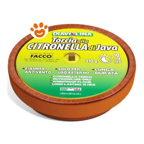Diavolina Coccio di Citronella - Confezione 1 Pezzo -
