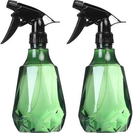 Piezas de botellas pulverizadoras de agua de 500 ml para plantas, botellas pulverizadoras de niebla, botella pulverizadora de jardín, pulverizador de gatillo de plástico reutilizable (1/5)