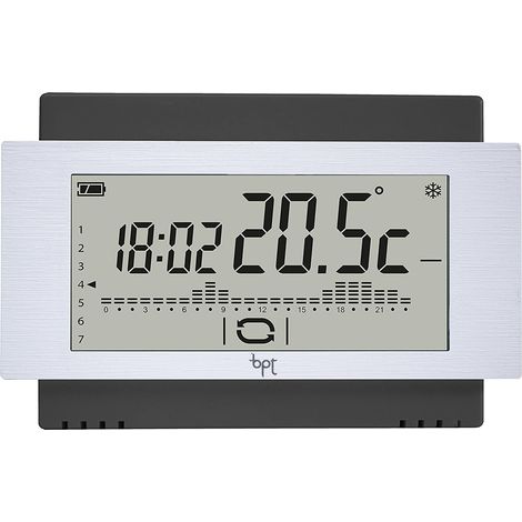 Thermostat tactile mural Noir TA/500 BK 230V (1/4)