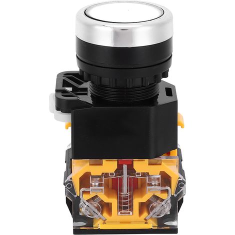 interrupteurs à bouton-poussoir autobloquants de 22 mm, 37 V-440 V, sans voyant lumineux (blanc) (1/5)