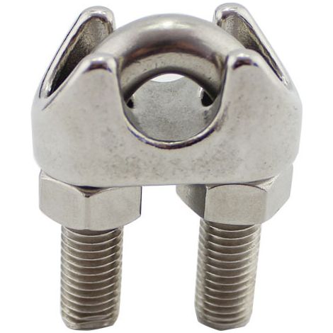 Cable clamp made of 316 stainless steel, turnbuckle, U-clamp, locking head, accessory for shipbuilding and yacht construction, 316-16 mm clamp