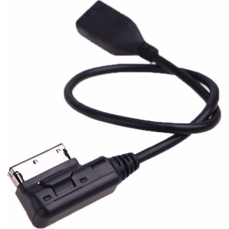 KKmoon Interface audio AMI vers USB adaptateur pour Audi A3 A4 A5 A6 A8 Q5 Q7 Q8, connecteur MMI, modèle 18, câble (1/5)