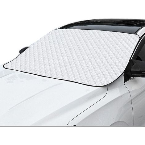 Parasol para coche, funda para parabrisas, lona parasol delantera, protección para la mayoría de vehículos, protección UV, aislamiento térmico. (1/5)