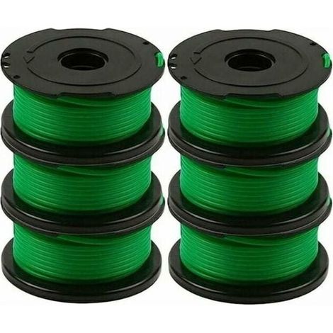 (6 Packs) Replacement Spool for A6486/90583594 YMYNY Lawn Mower (1/4)