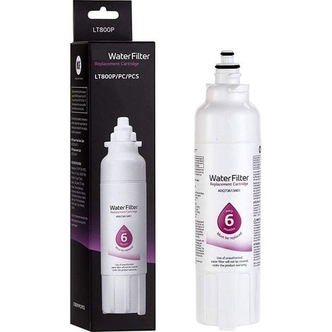 Cartuccia filtro acqua di ricambio LT800P per frigoriferi e congelatori ADQ73613401, ADQ73613408 LG (1/3)