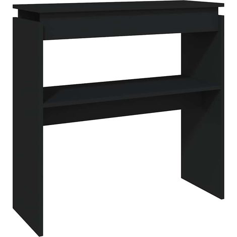Maison Exclusive - Tavolino Consolle Nero 80x30x80 cm in Legno Multistrato