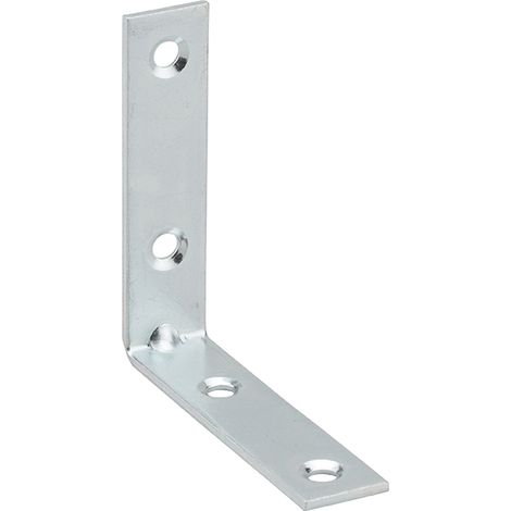 THIRARD - Equerre de renfort pour porte, 60x60x15mm, acier zingué - THIRARD