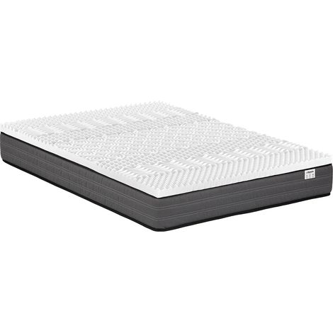 Set 160 x 200 cm materasso molle insac. sp. 20 cm + topper memory foam 7 zone sp. 5 cm - AMBRACIE di YSMÉE (1/5)