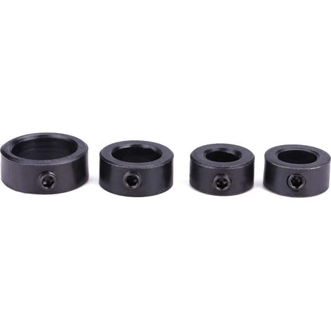 Ensemble de 8 butées de profondeur de perçage (3 à 16 mm) avec clé hexagonale pour le travail du bois (1/5)