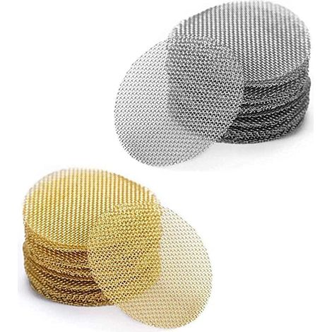 100 Rohrsiebe, 3/4-Zoll-Rohrfilter, 50 hochwertige Edelstahl-Rohrsiebe und 50 Messingfilter