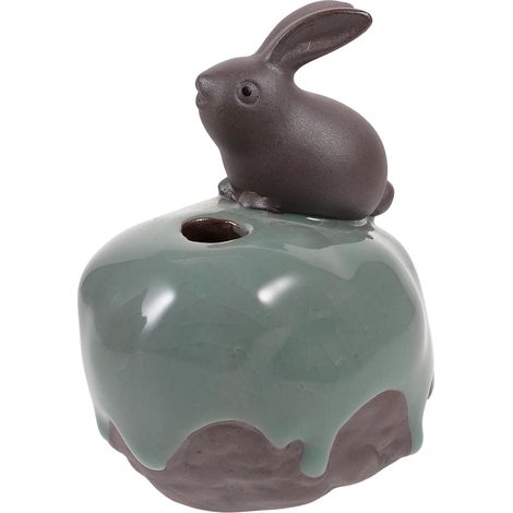 Small Decorative Ceramic Vase, Simple and Fresh Style, Wear-Resistant and Sturdy, Home and Office Decoration (1/5)