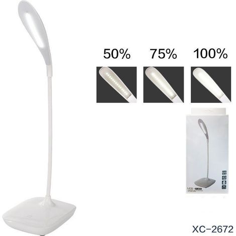 Wisdom - Lampada A Led Scrivania Touch Pieghevole Intensita' Luminosa Regolabile Dt-2672 -
