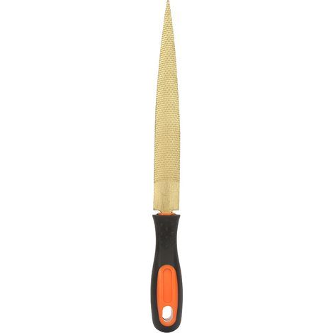 Doppelseitige, vergoldete Feile für die Holzbearbeitung, Handfeile für Hartholz, Holzschnitzwerkzeug, feine Zähne (8 Zoll) (1/5)