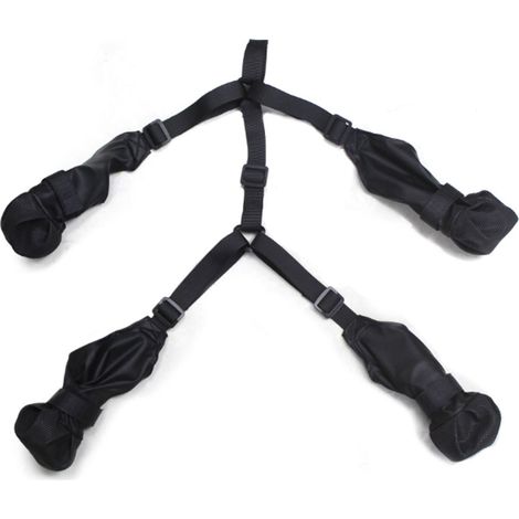 Filiyano-1 paire de bottes d'hiver pour chien, taille L, antidérapantes et imperméables, avec sangle supplémentaire.