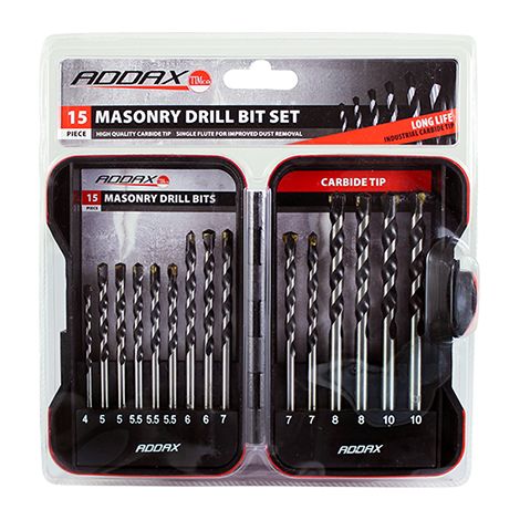 TIMCO Masonry Drill Bit Set - 15pc