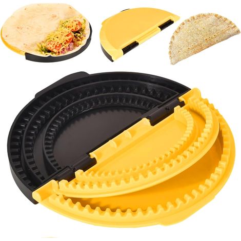 Moule Ravioli, Ravioli Machine avec 3 Tailles Amovibles, Pince à Pâte Multifonction pour Dumplings, Gyozas, Raviolis, Samosas
