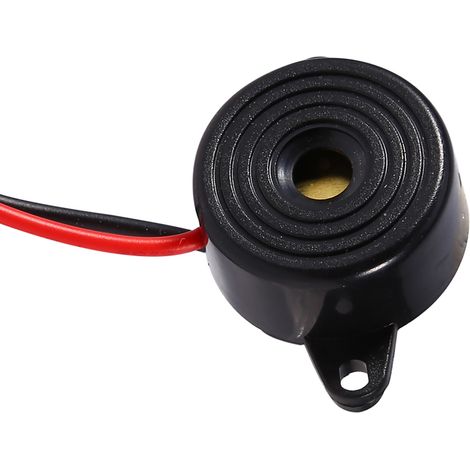 Avertisseur sonore continu piézoélectrique 3-24V, câble de 100mm, pour alarmes et systèmes électroniques