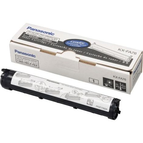 Panasonic KX-FA76X cartucho de tóner 1 pieza(s) Original Negro