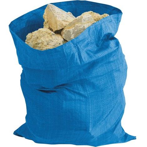 Silverline – Hochleistungs-Bauschuttsäcke – 5er-Pack – 900 x 600 mm – 80 g/m² gewebtes Polypropylen – stich- und reißfest (1/4)