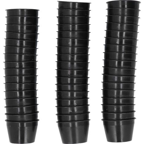 50 Pièces Panier de Culture Hydroponique pour Fixation Racinaire sans Terre, Récipient de Pousse