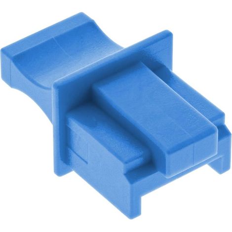 Lot de 10 cache-poussière pour prise RJ45 Bleu (1/3)