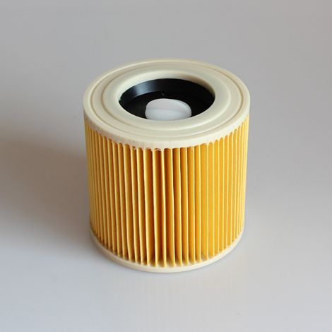 Filtro a cartuccia e 5 sacchi per polvere in carta compatibili con gli aspirapolvere WD3, MV3, WD 3.200, importati (1/2)