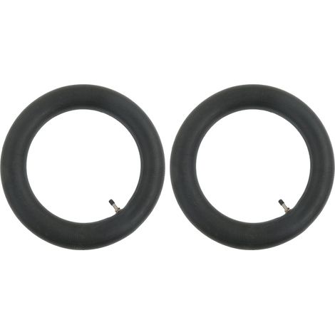 Lot de 2 Chambres à Air 2,50/2,75-10 Pouces avec Tige de Valve Droite en Caoutchouc Antidéflagrant pour Pneus et Accessoires de Moto 49 50 70 (1/5)