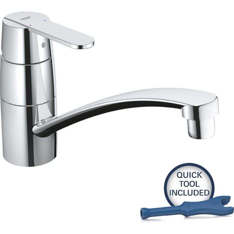 Miscelatore grohe per lavello serie get cromato (1/5)