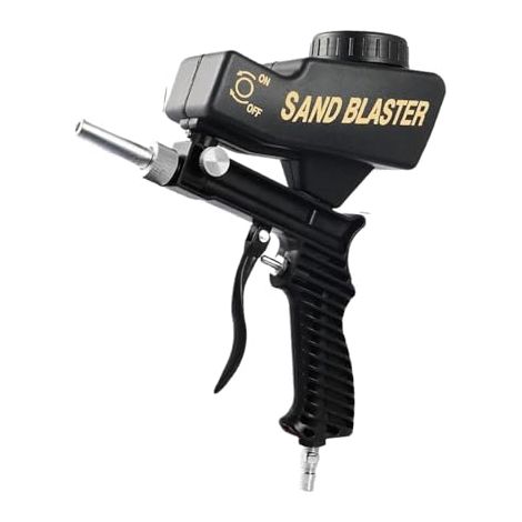 Sableuse, petit outil de projection portable, pulvérisateur de poudre de 100 ml convient pour les taches, la rouille, la peinture, le bois, etc. (1/5)