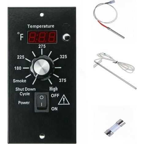 Kit de panneau de commande de thermostat numérique, accessoires de gril pour grills à granulés Raeger BAC236 (1/4)