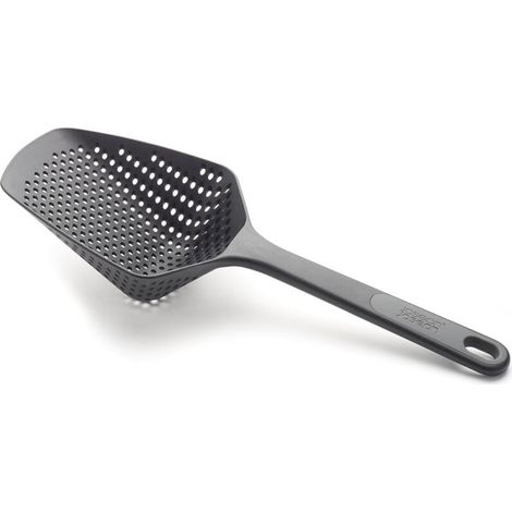 Passoire Cuillère - 1 Unité - Nylon Renforcé - Égoutter Et Servir - Cuisson Quotidienne - Noir (1/5)