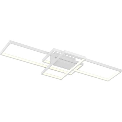[GEBRAUCHT] B-Ware Lindby Deckenleuchte Decklampe Led Poppy Dimmfunktion Aluminium Weiss Warmwe28