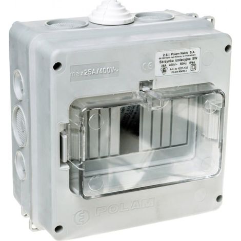 Scatola di protezione modulare SW 6 con TH35 1221-132