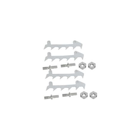 Schrauben- und Mutternsatz für Stihl 017 018 020 021 023 025 MS170 MS180 MS192T Kettensägen-Anschlagpuffer – 2 Stück (1/5)